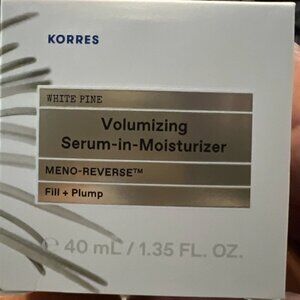 Brand New in Box Korres White Pine Meno-Reverse™ Volumizing Serum-in-Moisturizer